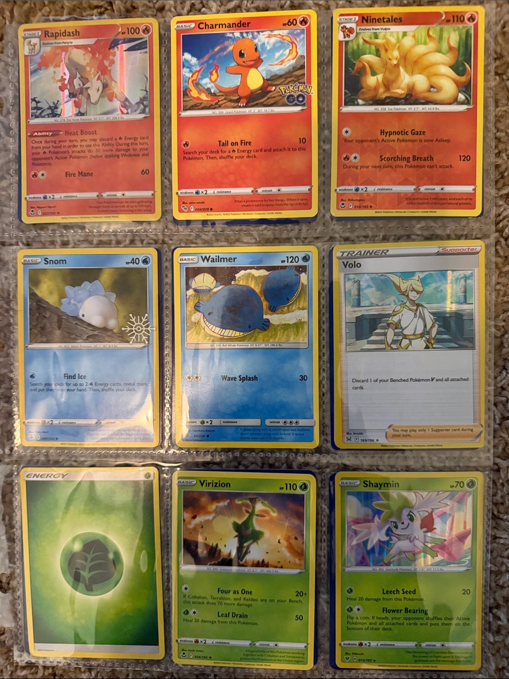 Vintage Pokemon Trading Cards